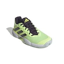 adidas Tennisschuhe Barricade Allcourt 2024 grün/weiss Kinder