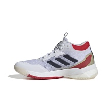 adidas Hallen-Indoorschuhe CrazyFlight 5 Mid weiss/rot Damen