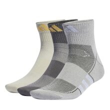 adidas Sportsocken Ankle Performance Light Mid-Cut beige/grau/silber - 3 Paar