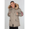 Alpha Industries Winterjacke Arctic Discoverer stratosbraun Herren