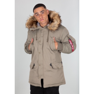 Alpha Industries Winterjacke Arctic Discoverer stratosbraun Herren