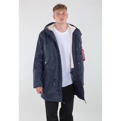 Alpha Industries Winter-Regenjacke Raincoat TL dunkelblau Herren