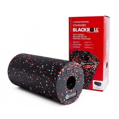 Blackroll Faszienrolle Standard FC Bayern München 30x15cm schwarz/rot