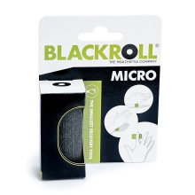 Blackroll Faszienrolle Micro (klein für jede Tasche, für kurze Wohlfühlpausen) schwarz