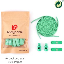 bodypride Schnürsenkel Flat/flach modisch mintgrün 120cm - 1 Paar