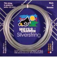 WeissCannon Tennissaite Silverstring (Haltbarkeit+Power) silber 12m Set