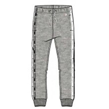 Champion Freizeit Jogginghose American Tape (angerauhtes Innenfleece) lang grau Kinder