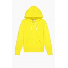 Champion Kapuzenjacke (Baumwoll Hoodie Full Zip) Color & Logo gelb Damen