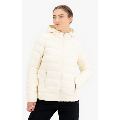 Champion Steppjacke Polyfilled - leichte gepolsterte Jacke mit Kapuze - weiss Damen