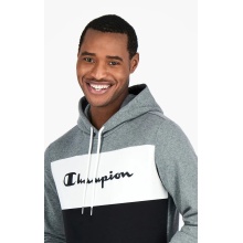 Champion Kapuzenpullover (Baumwoll-Hoodie) American Classic grau/schwarz Herren