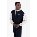 Champion Kapuzenpullover (Baumwoll-Hoodie) kontrastfarben mit kleinem Logo navyblau Herren