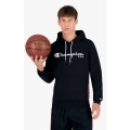 Champion Kapuzenpullover (Fleece Baumwoll-Hoodie) Off Court mit USA-Logo navyblau Herren