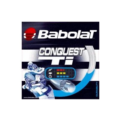 Besaitung mit Babolat Conquest Ti