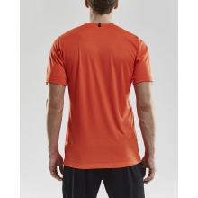 Craft Sport-Tshirt (Trikot) Squad Solid - lockere Schnitt, schnelltrocknend - orange Herren