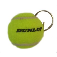 Dunlop Schlüsselanhänger Tennisball Keyring 3,5cm - 1 Stück