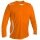 GECO Sport-Langarmshirt Levante (100% Polyester) orange/weiss Herren