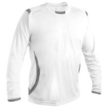 GECO Sport-Langarmshirt Levante (100% Polyester) weiss/silber Kinder