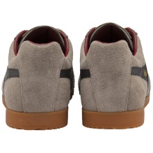 Gola Sneaker Harrier Suede-Leder rhino/dunkelbraun/rot Herren