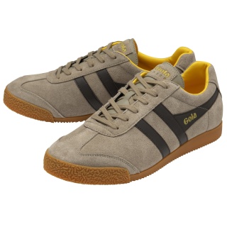 Gola Sneaker Harrier Suede-Leder rhinobraun/braun/gelb Herren