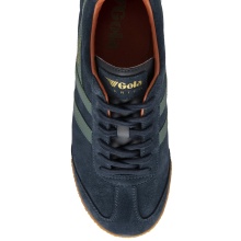 Gola Sneaker Harrier Suede-Leder navyblau/sage/moody orange Herren