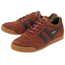 Gola Sneaker Harrier Suede-Leder rostrot/navy/khaki Herren