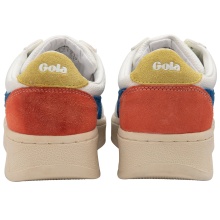 Gola Sneaker Grandslam Trident weiss/marine/gelb Damen