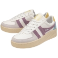 Gola Sneaker Grandslam Trident weiss/violett/gelb Damen