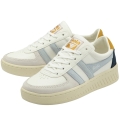 Gola Sneaker Grandslam Trident weiss/iceblau/sungelb Damen