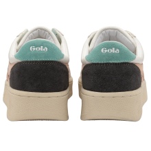 Gola Sneaker Grandslam Trident weiss/pearlpink/blaugrün Damen