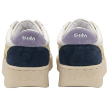 Gola Sneaker Grandslam Trident weiss/lemongelb/lavender Damen