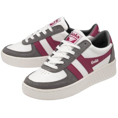 Gola Sneaker Grandslam Pure weiss/ashgrau/fuchsia Damen