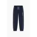 Champion Freizeithose Rib Cuff Pants mit kontrastpaspelierung lang dunkelblau Kinder