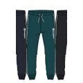 Champion Freizeithose Rib Cuff Pants mit kontrastpaspelierung lang petrolblau Kinder