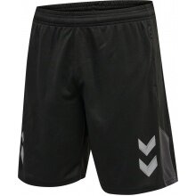 hummel Sporthose Short hmlLEAD Trainer kurz (Seitentaschen, Mesh-Material) schwarz Herren