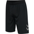 hummel Sporthose Short hmlLEAD Training kurz (ultra-dehnbares Gewebe, mittlere Länge) schwarz Herren