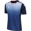 hummel Sport-Tshirt hmlCORE XK Sublimation Jersey (Interlock-Stoff, Beecool) Kurzarm marineblau Herren