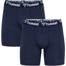 hummel Unterwäsche Boxershort hmlBoxer (Baumwolle) marineblau Herren - 2er Pack