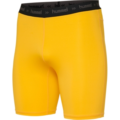 hummel Unterwäsche Boxershort Performance Tight (Polyester, enganliegend) gelb Herren