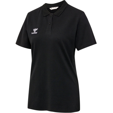 hummel Sport/Freizeit-Polo hmlGO 2.0 (Bio-Baumwolle) Kurzarm schwarz Damen