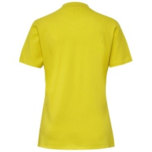 hummel Sport/Freizeit-Polo hmlGO 2.0 (Bio-Baumwolle) Kurzarm gelb Damen