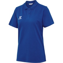 hummel Sport/Freizeit-Polo hmlGO 2.0 (Bio-Baumwolle) Kurzarm dunkelblau Damen