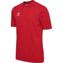 hummel Sport/Freizeit-Polo hmlGO 2.0 (Bio-Baumwolle) Kurzarm rot Herren