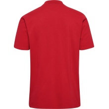 hummel Sport/Freizeit-Polo hmlGO 2.0 (Bio-Baumwolle) Kurzarm rot Herren