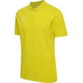 hummel Sport/Freizeit-Polo hmlGO 2.0 (Bio-Baumwolle) Kurzarm gelb Herren