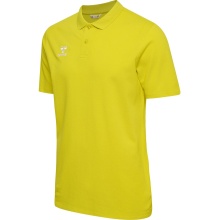 hummel Sport/Freizeit-Polo hmlGO 2.0 (Bio-Baumwolle) Kurzarm gelb Herren