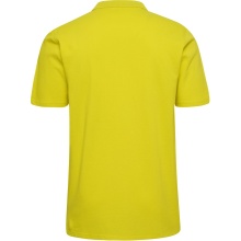 hummel Sport/Freizeit-Polo hmlGO 2.0 (Bio-Baumwolle) Kurzarm gelb Herren