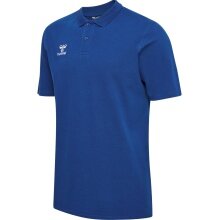 hummel Sport/Freizeit-Polo hmlGO 2.0 (Bio-Baumwolle) Kurzarm dunkelblau Herren