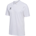 hummel Sport/Freizeit-Polo hmlGO 2.0 (Bio-Baumwolle) Kurzarm weiss Herren