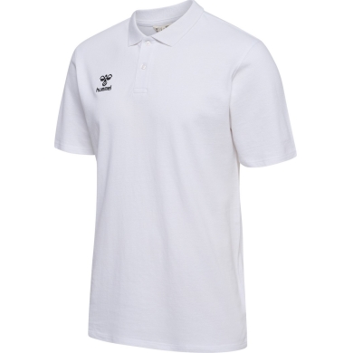 hummel Sport/Freizeit-Polo hmlGO 2.0 (Bio-Baumwolle) Kurzarm weiss Herren