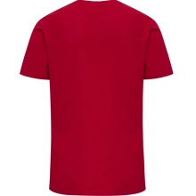 hummel Freizeit-Tshirt hmlRED Basic (Baumwolle) Kurzarm rot Herren